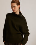 Oversized cashmere wool knit jumper