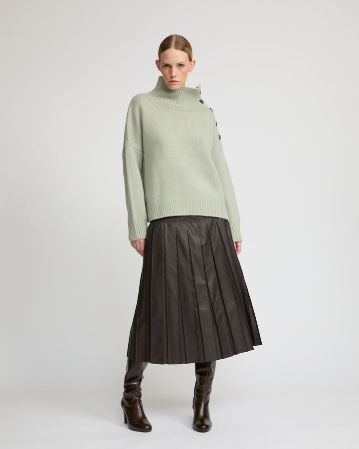 Pull oversize en maille lainage cachemire