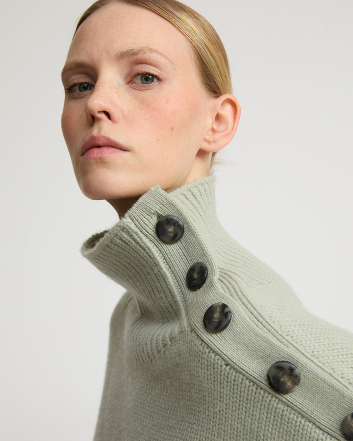 Pull oversize en maille lainage cachemire