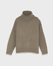 Oversized cashmere wool knit jumper