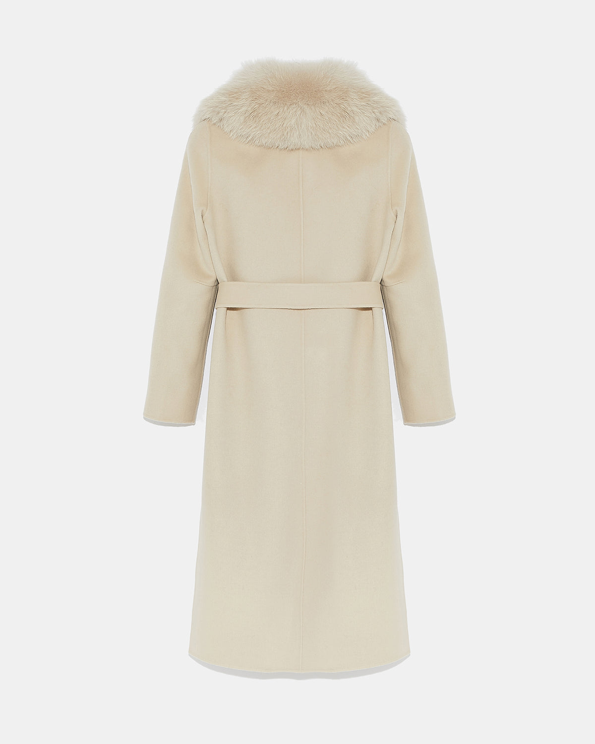 Nicole fur belt jacket andmary beige OUTER