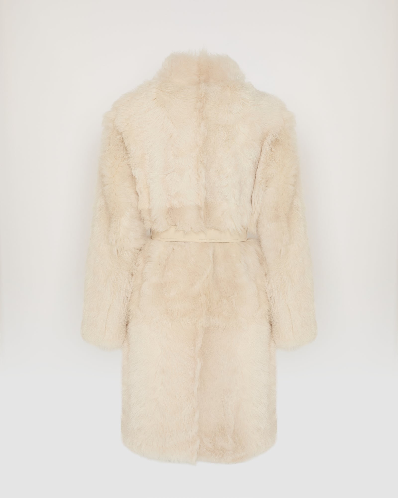 Manteau réversible en agneau de Toscane -Yves Salomon