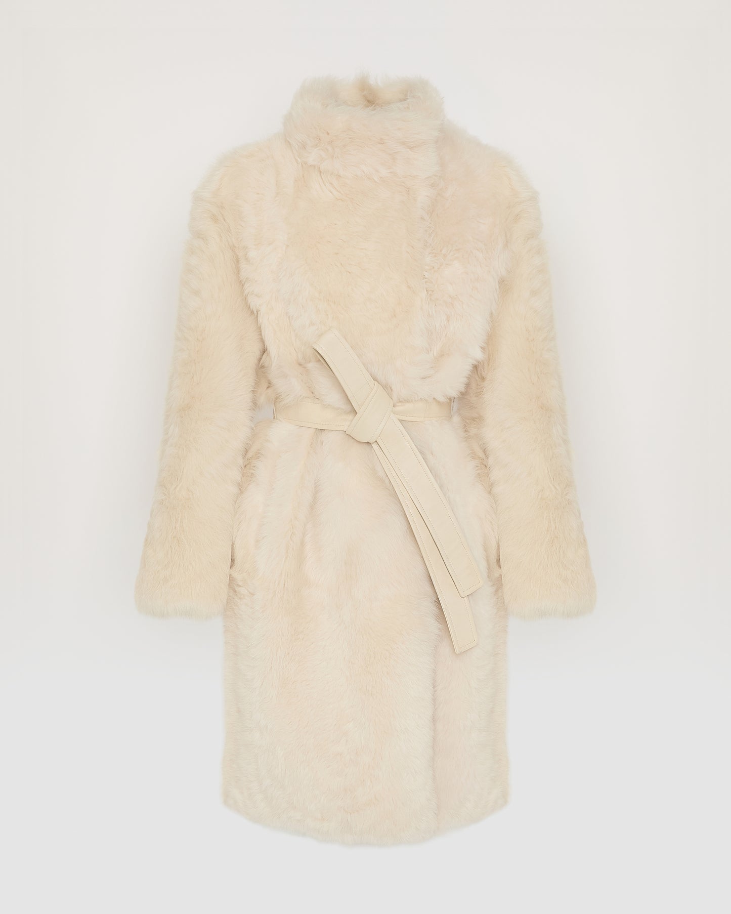 Manteau réversible en agneau de Toscane -Yves Salomon