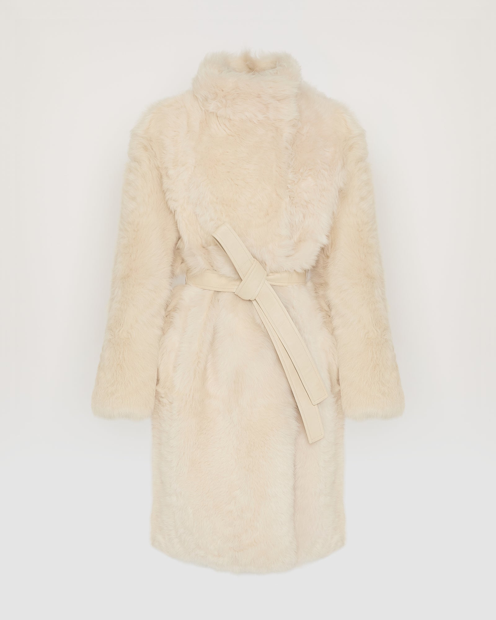 Manteau réversible en agneau de Toscane -Yves Salomon