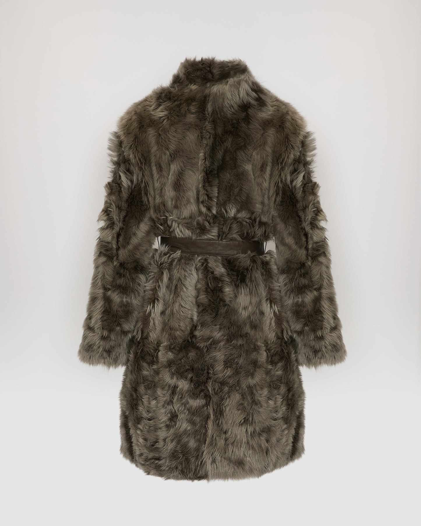 Manteau réversible en agneau de Toscane -Yves Salomon