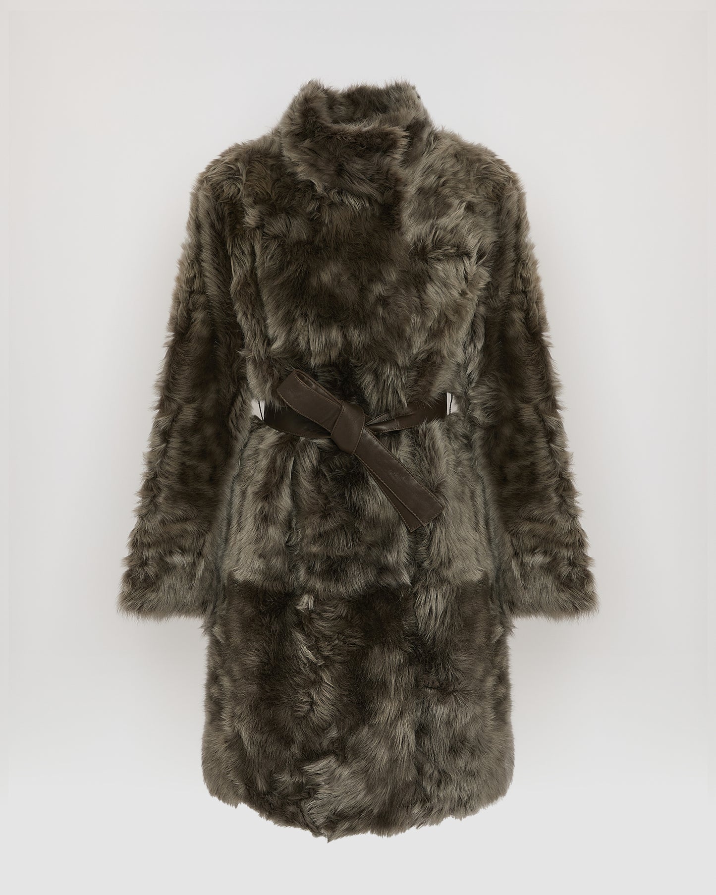 Manteau réversible en agneau de Toscane -Yves Salomon