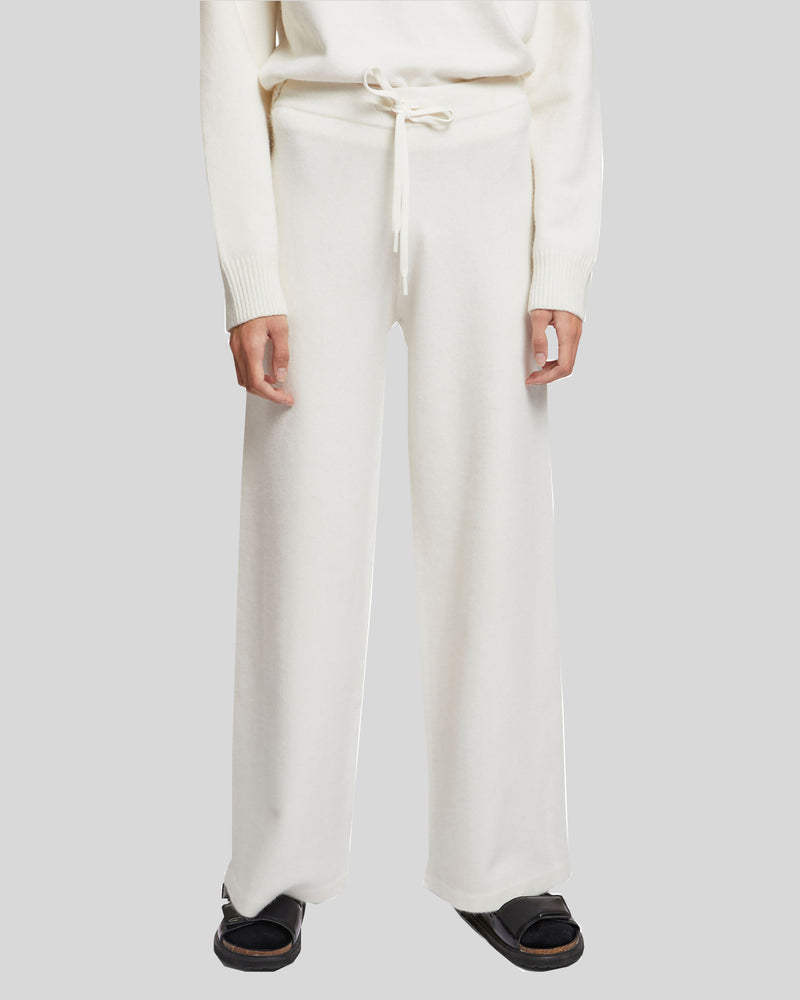 Pantalon large en maille