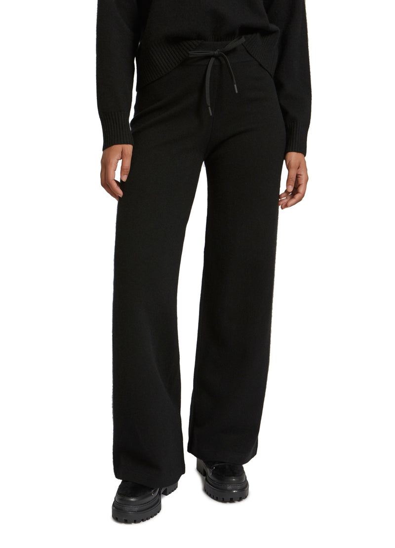 Pantalon large en maille