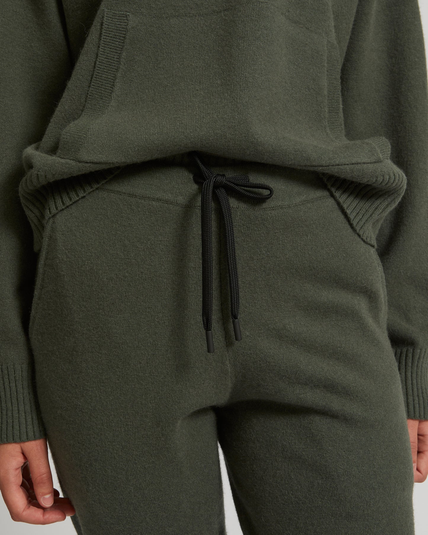 Pantalon jogging en maille-Yves Salomon - Soldes d'hiver - Winter Sale