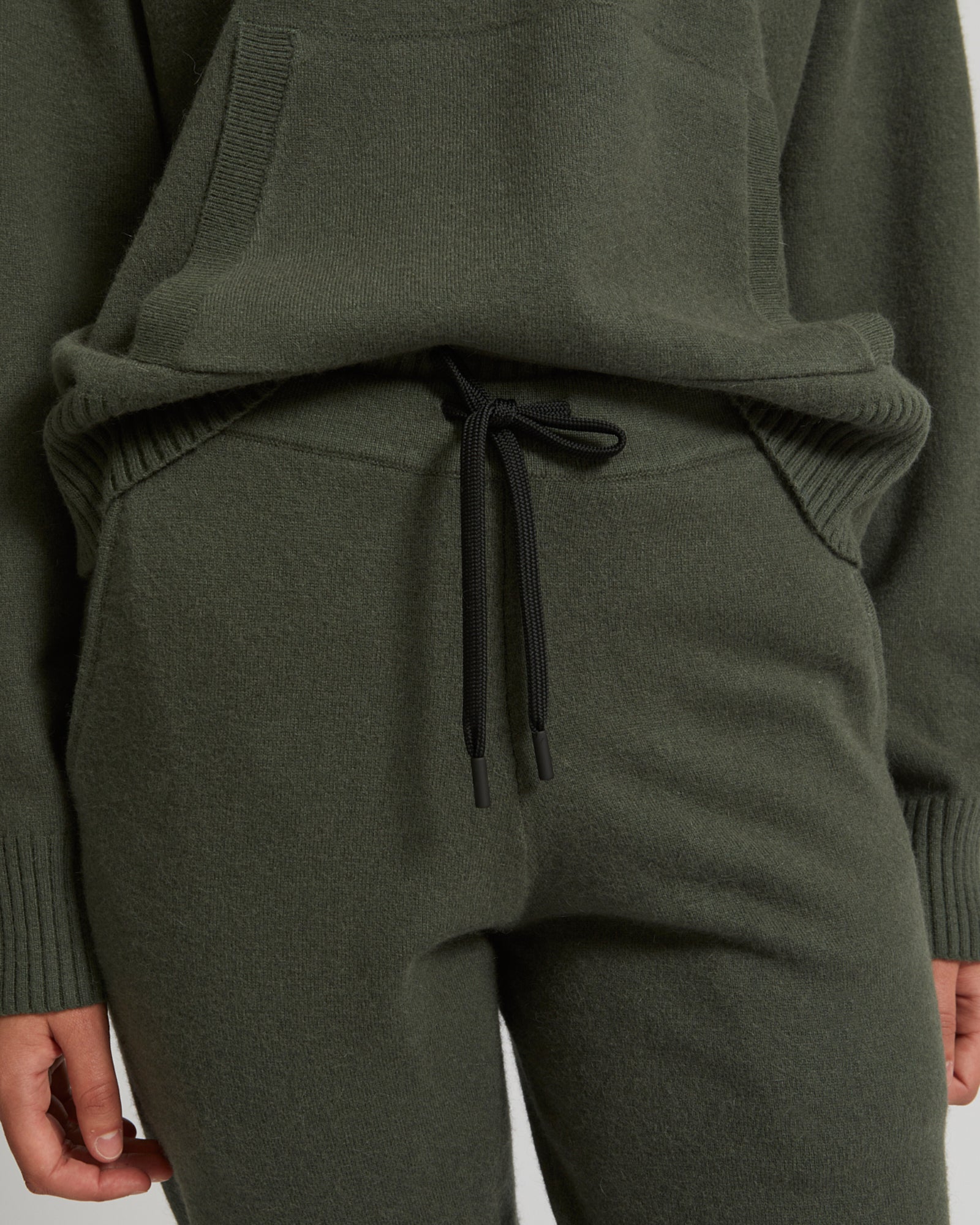 Pantalon jogging en maille-Yves Salomon - Soldes d'hiver - Winter Sale