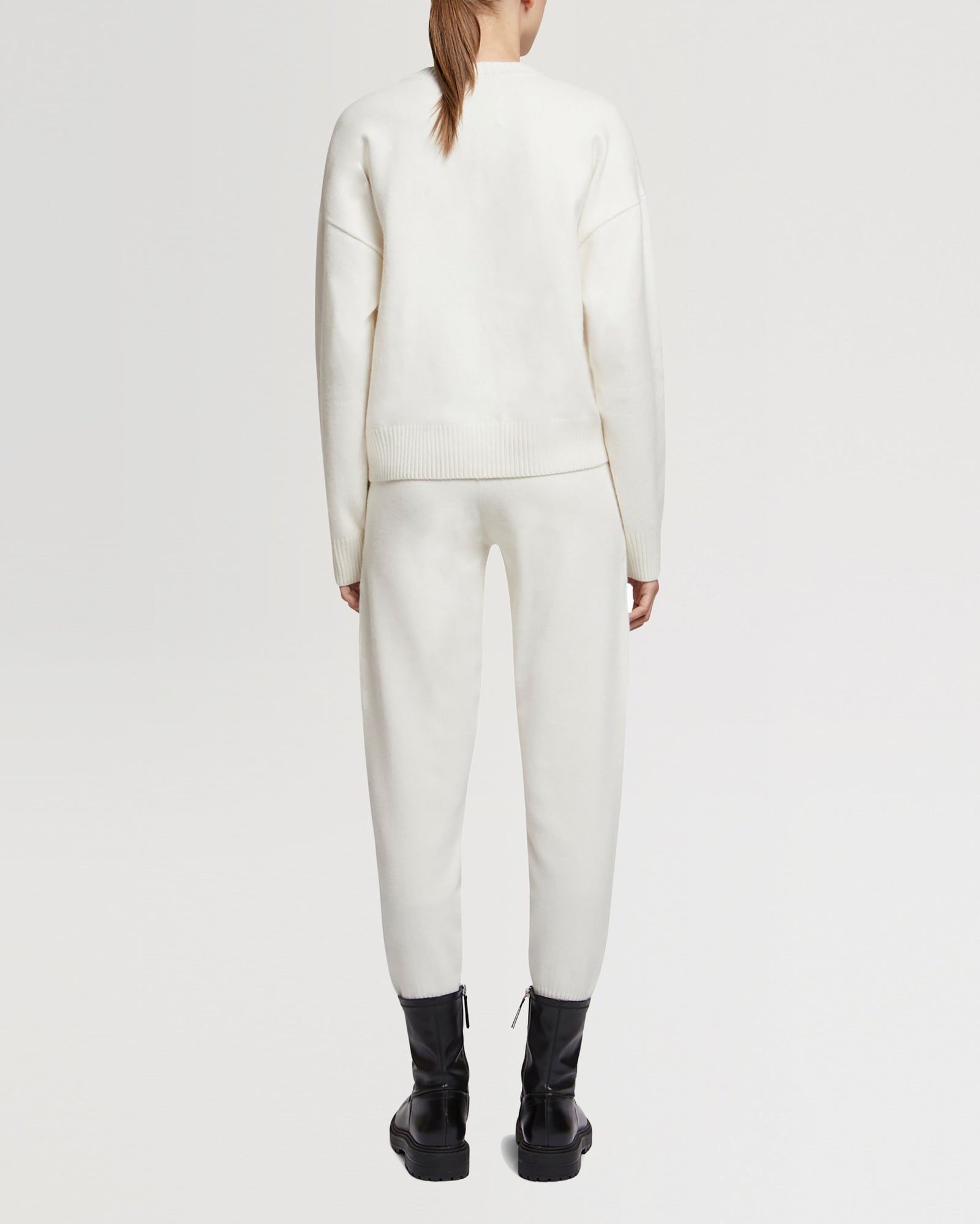 Pantalon jogging en maille-Yves Salomon - Soldes d'hiver - Winter Sale