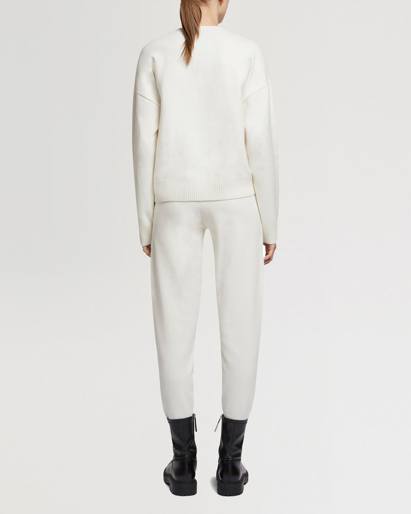 Pantalon jogging en maille-Yves Salomon - Soldes d'hiver - Winter Sale