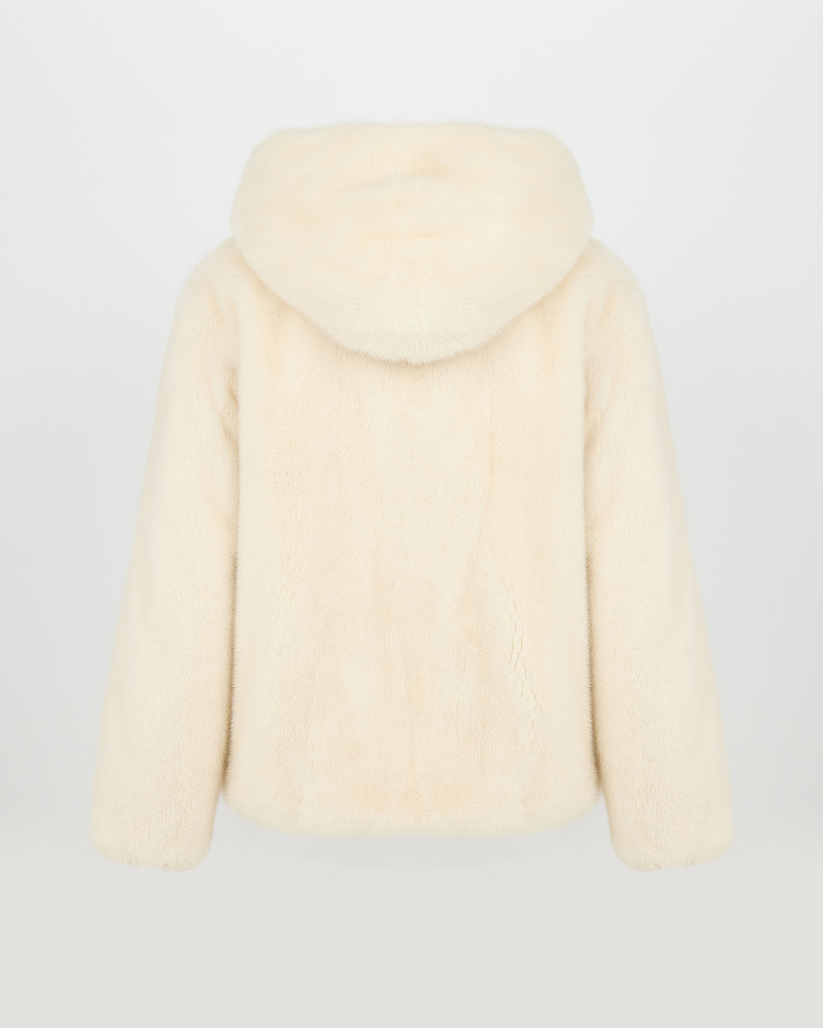 Veste à capuche en fourrure de vison à poils longs - Yves Salomon - Nouvelle collection Automne Hiver
