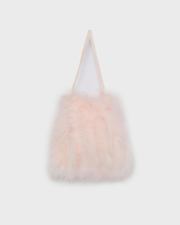 Mini feather bag - pink