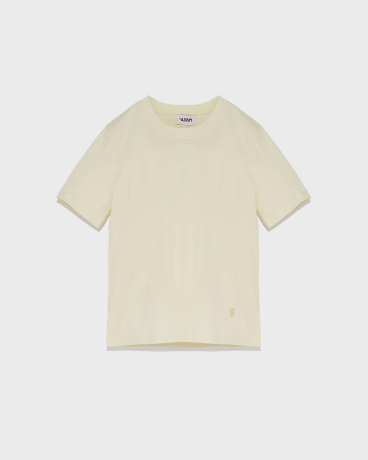 T-shirt en jersey coton cachemire