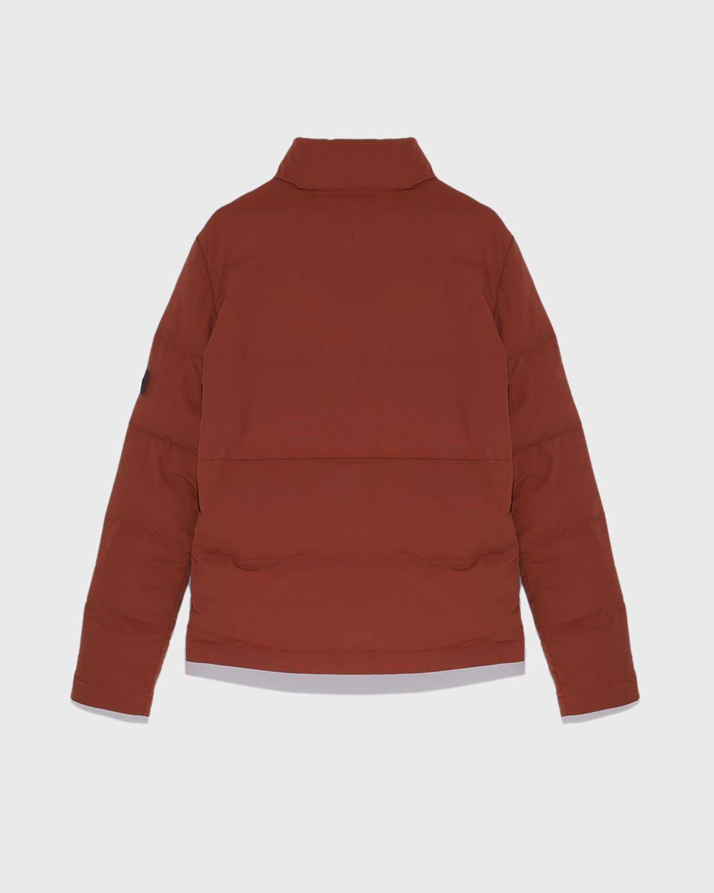 Fitted down jacket - burgundy