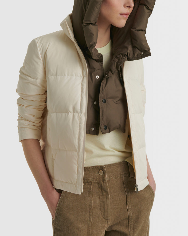 Veste doudoune courte compactable