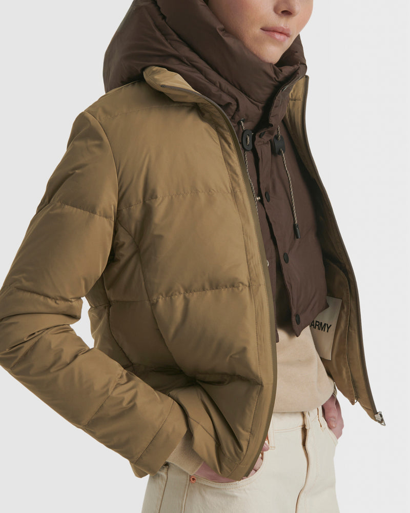Veste doudoune courte compactable