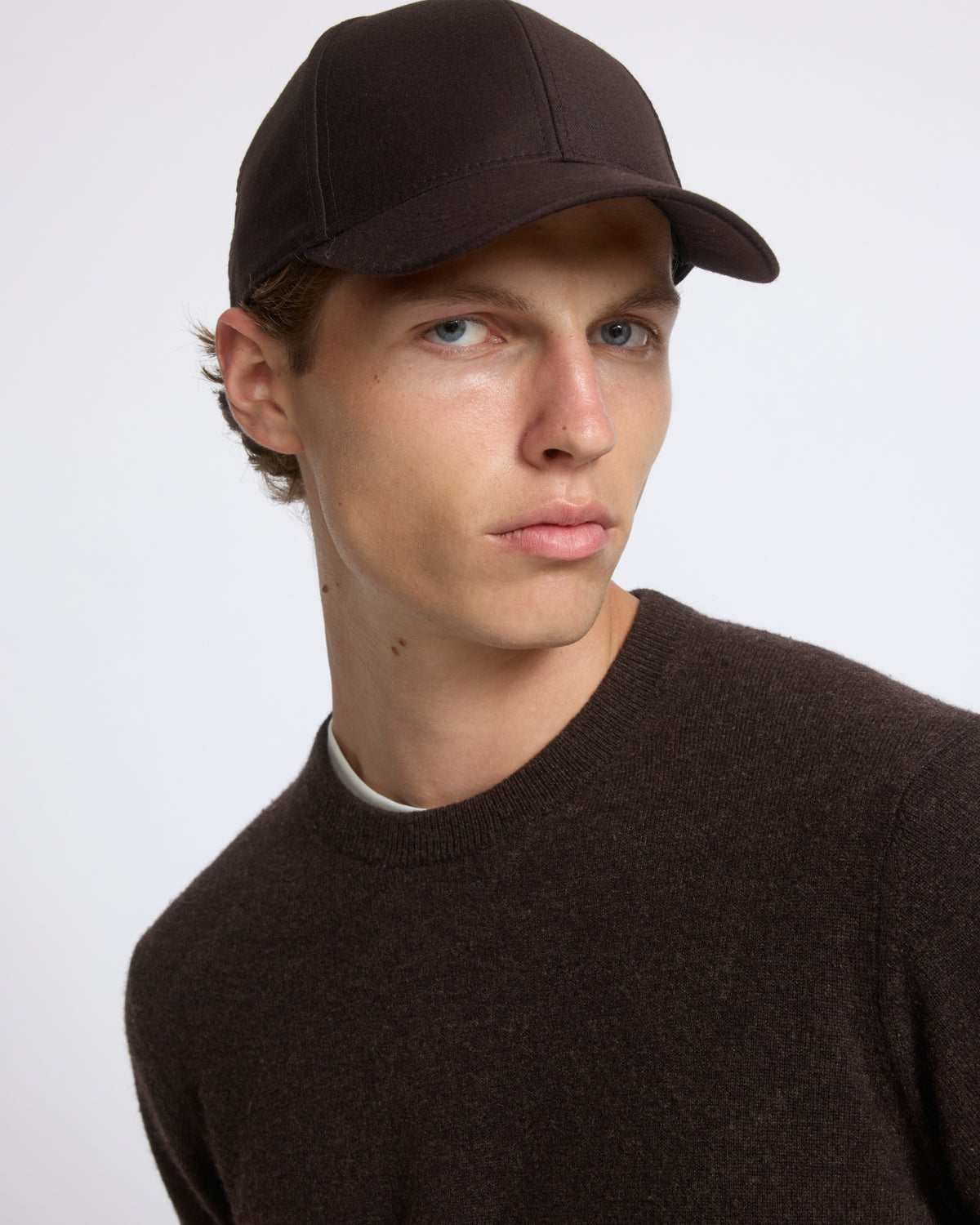Casquette en tissu Loro Piana - Yves Salomon - Nouvelle collection Automne Hiver