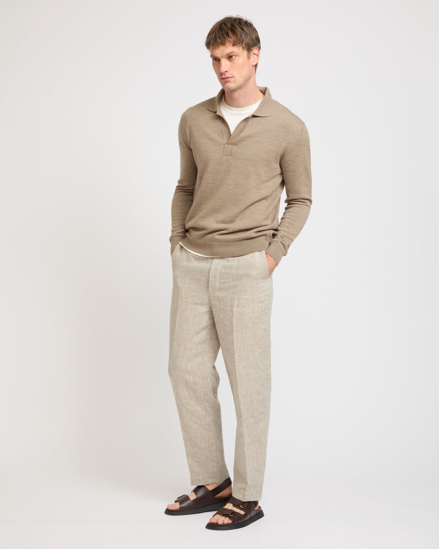 Pantalon en lin -Yves salomon - Nouvelle collection Printemps Été