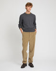 Pantalon droit en velours cotelé