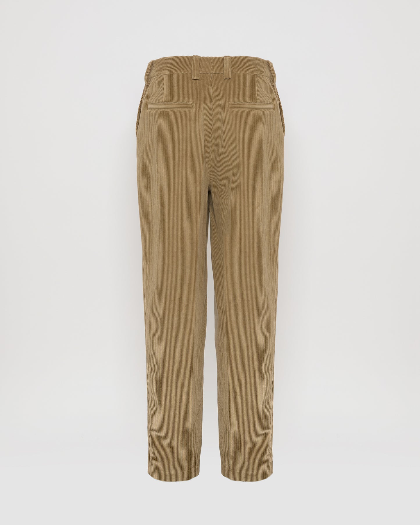Pantalon droit en velours cotelé