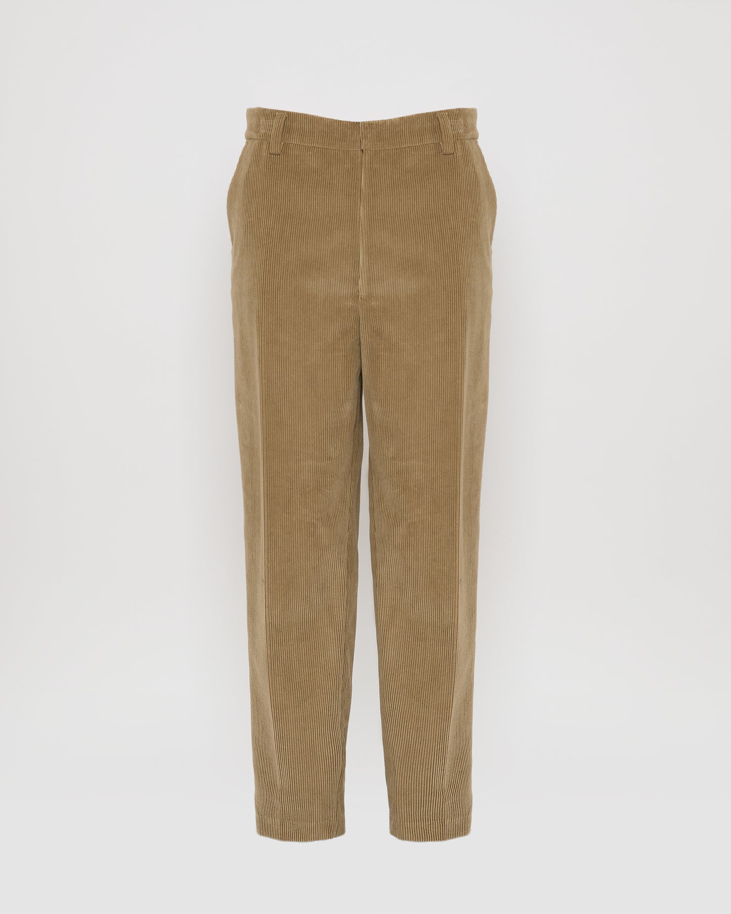 Pantalon droit en velours cotelé