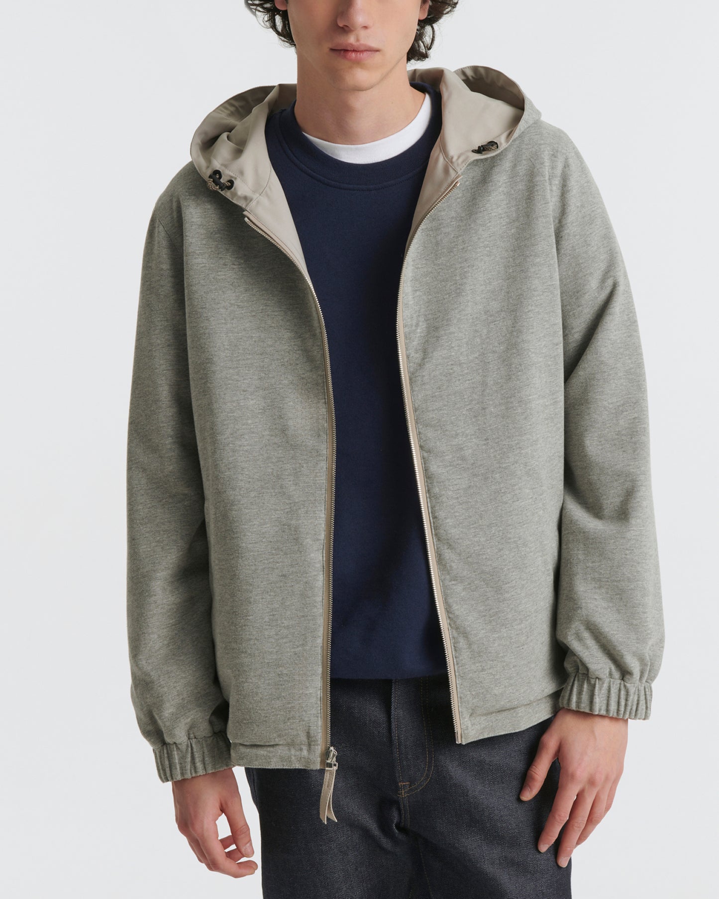 Veste réversible en laine froide imperméable