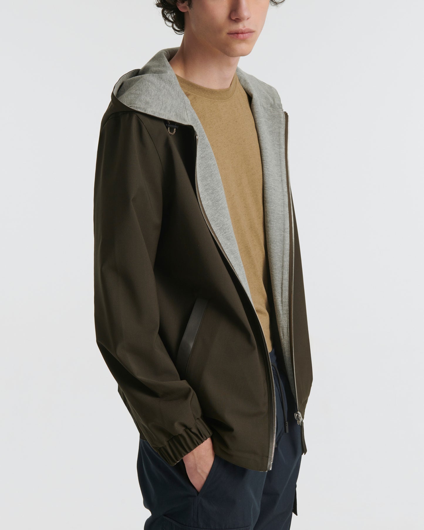 Soldes  - veste-en-laine-froide-waterproof-marron-24ehv01864b16wa2042 -Yves Salomon