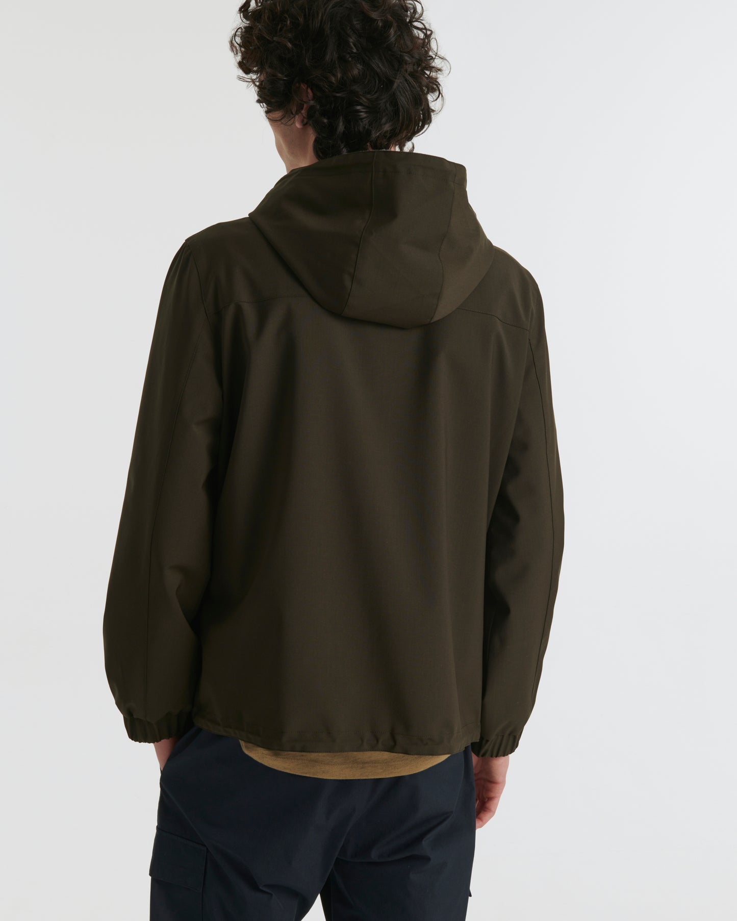 Soldes  - veste-en-laine-froide-waterproof-marron-24ehv01864b16wa2042 -Yves Salomon