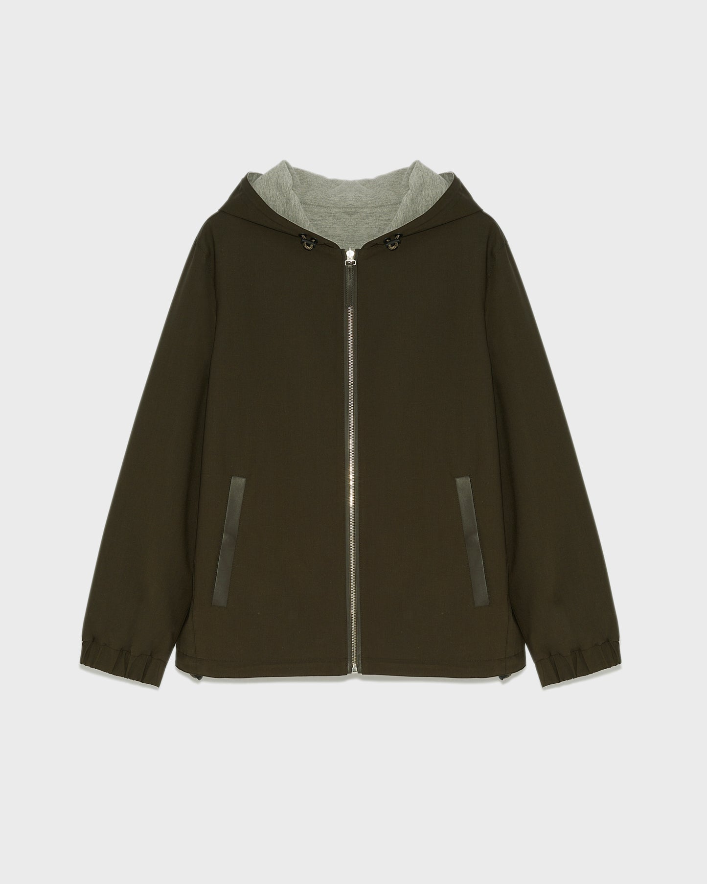 Soldes  - veste-en-laine-froide-waterproof-marron-24ehv01864b16wa2042 -Yves Salomon