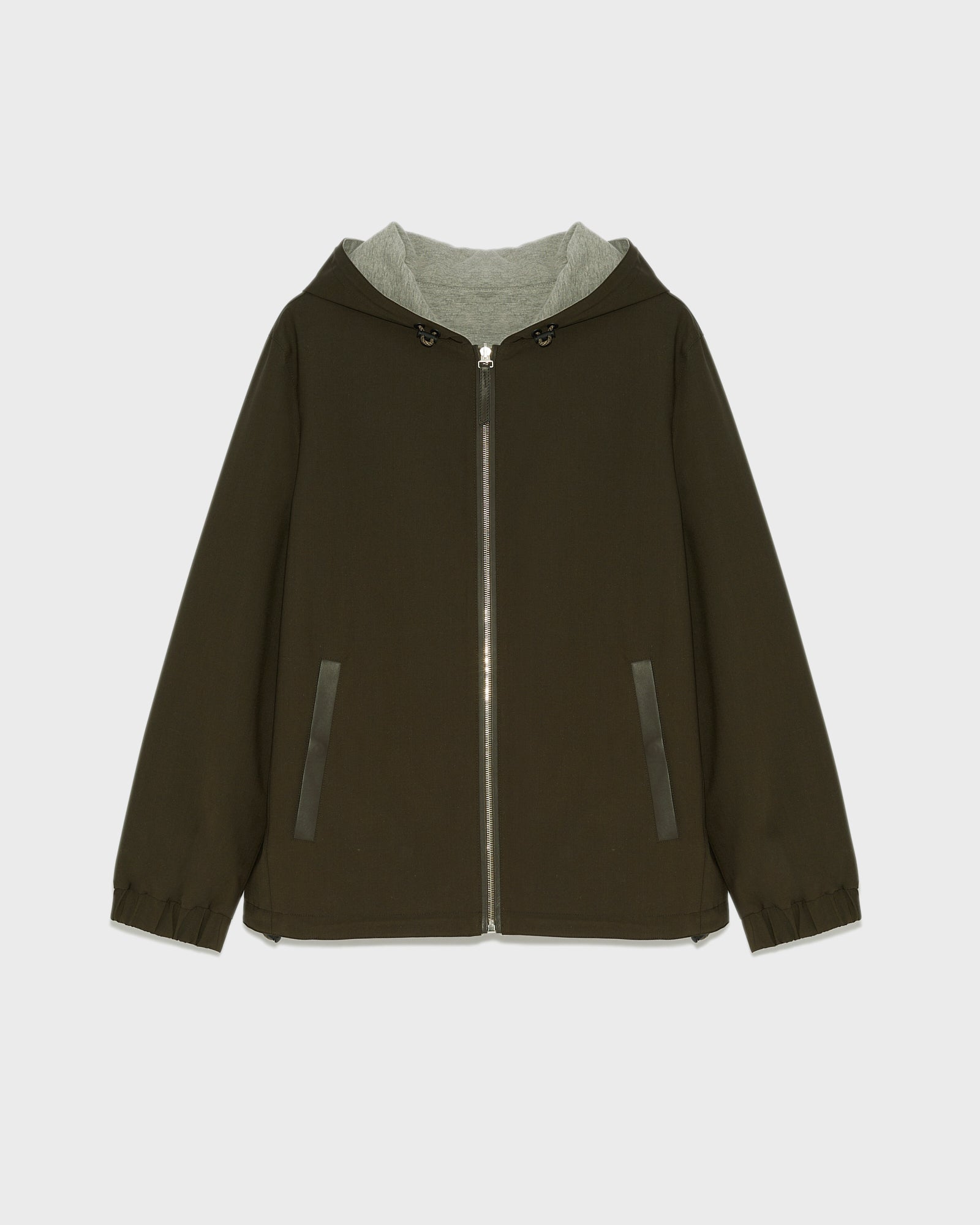 Soldes  - veste-en-laine-froide-waterproof-marron-24ehv01864b16wa2042 -Yves Salomon