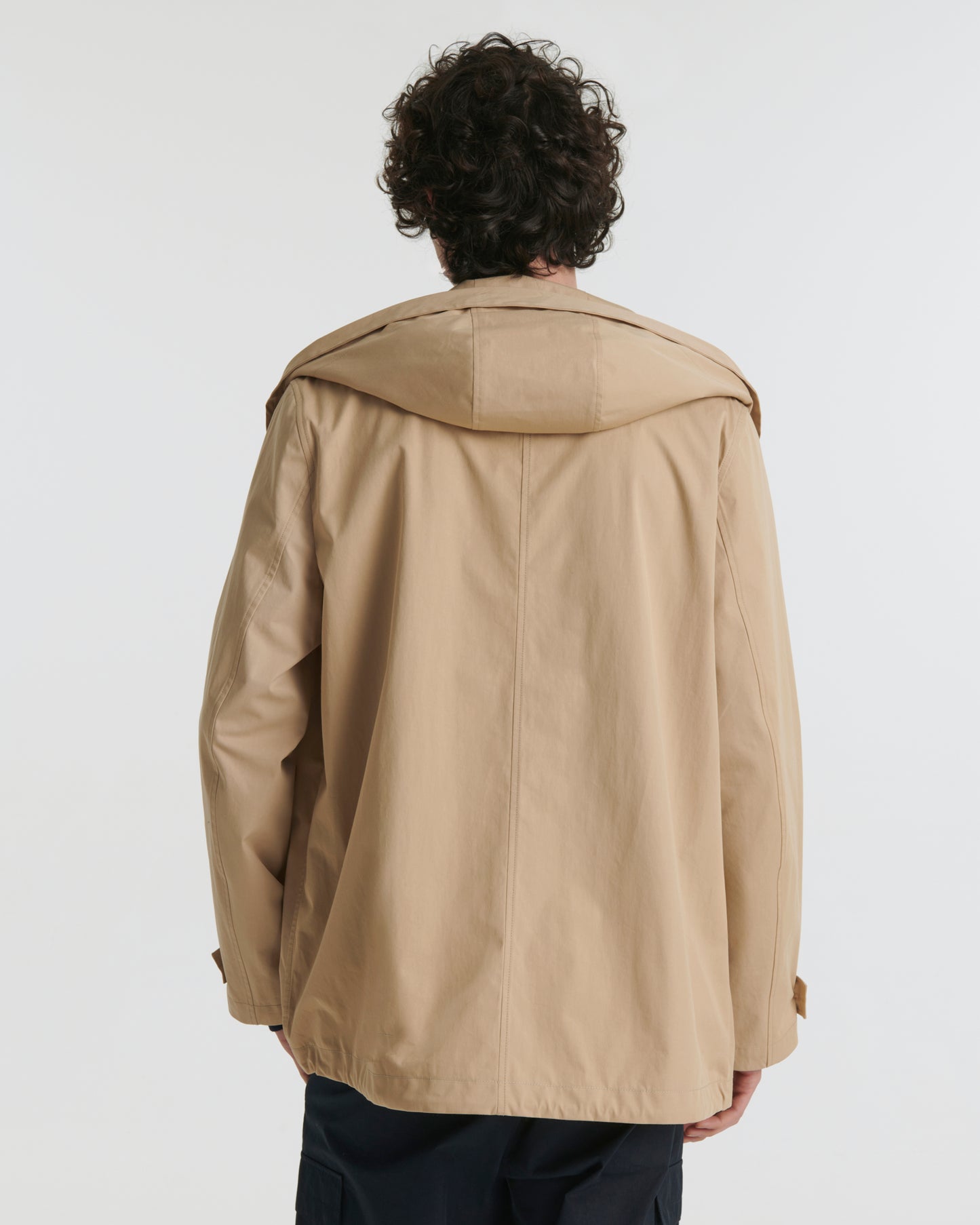 Ventes privées - parka-courte-en-coton-melange-waterproof-blanc-24ehv02977b04wa1035 -Yves Salomon