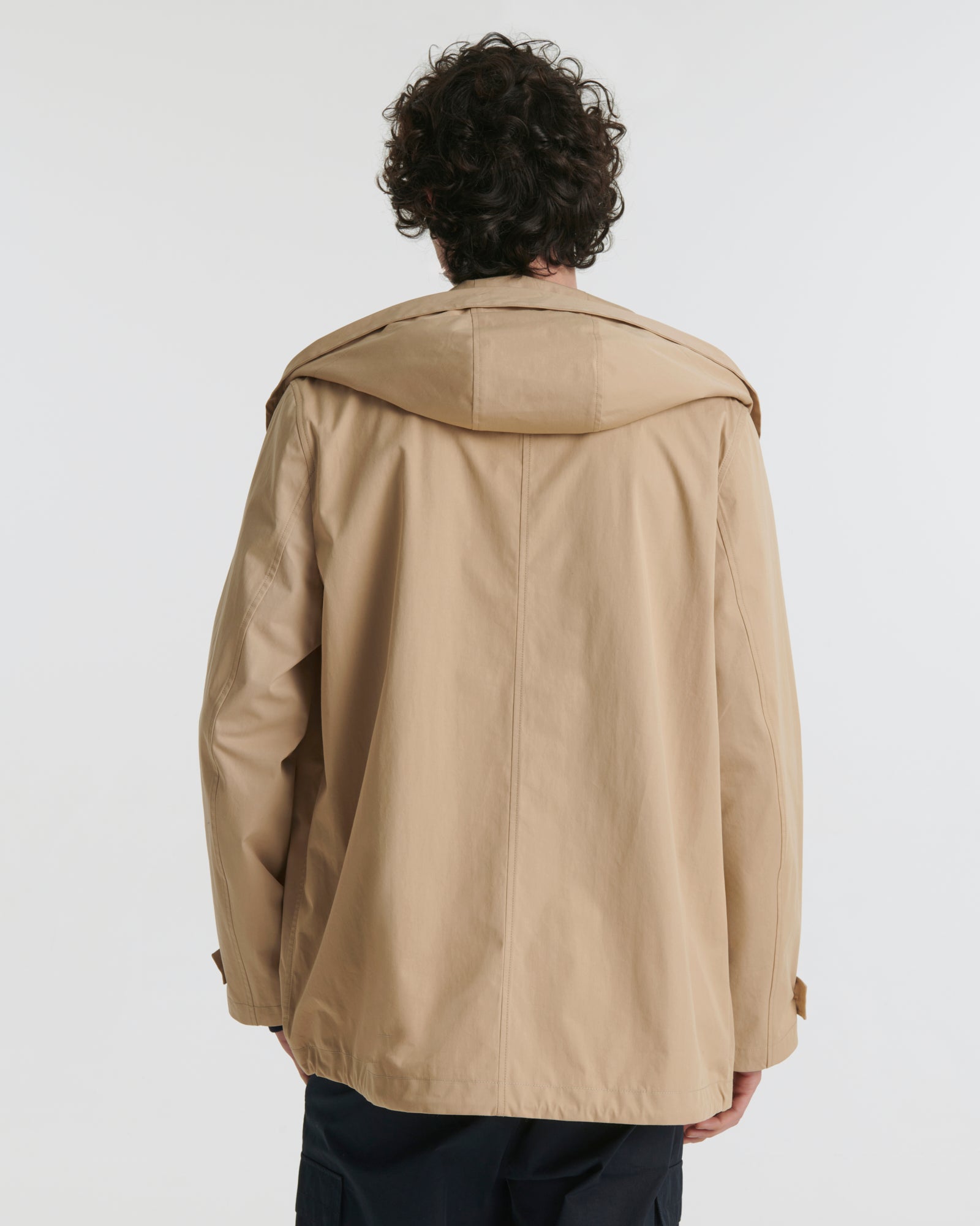 Ventes privées - parka-courte-en-coton-melange-waterproof-blanc-24ehv02977b04wa1035 -Yves Salomon
