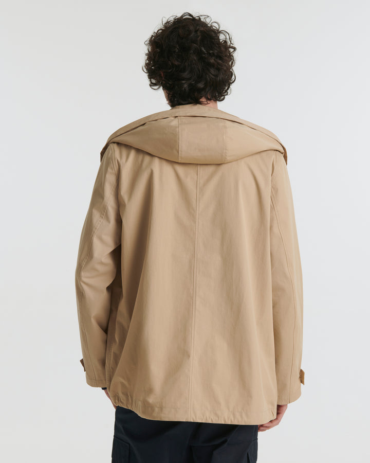 Soldes  - parka-courte-en-coton-melange-waterproof-blanc-24ehv02977b04wa1035 -Yves Salomon