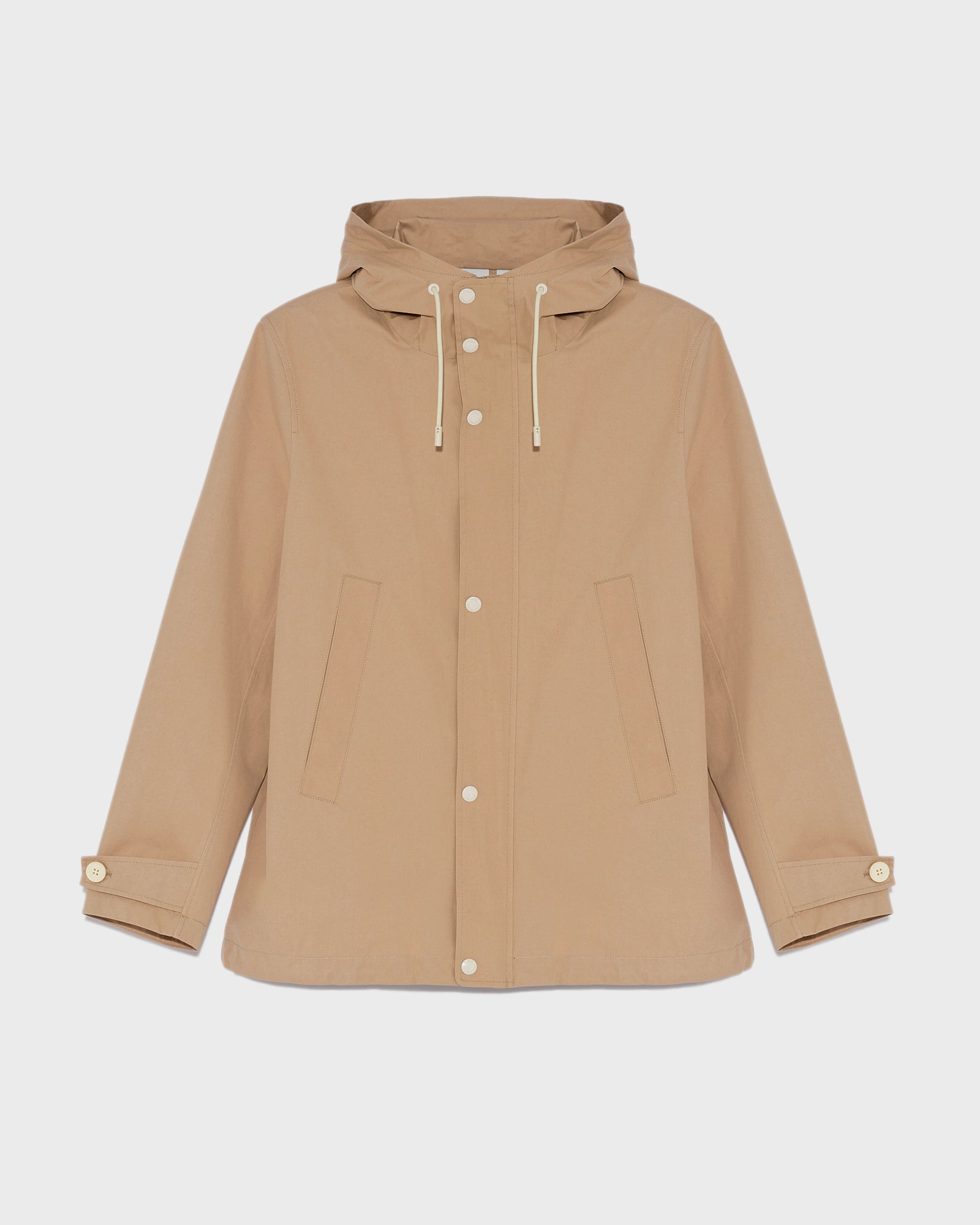Ventes privées - parka-courte-en-coton-melange-waterproof-blanc-24ehv02977b04wa1035 -Yves Salomon