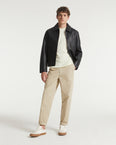 Veste en cuir d'agneau