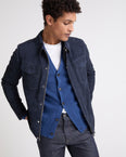 Veste en cuir velours double face envers nappa
