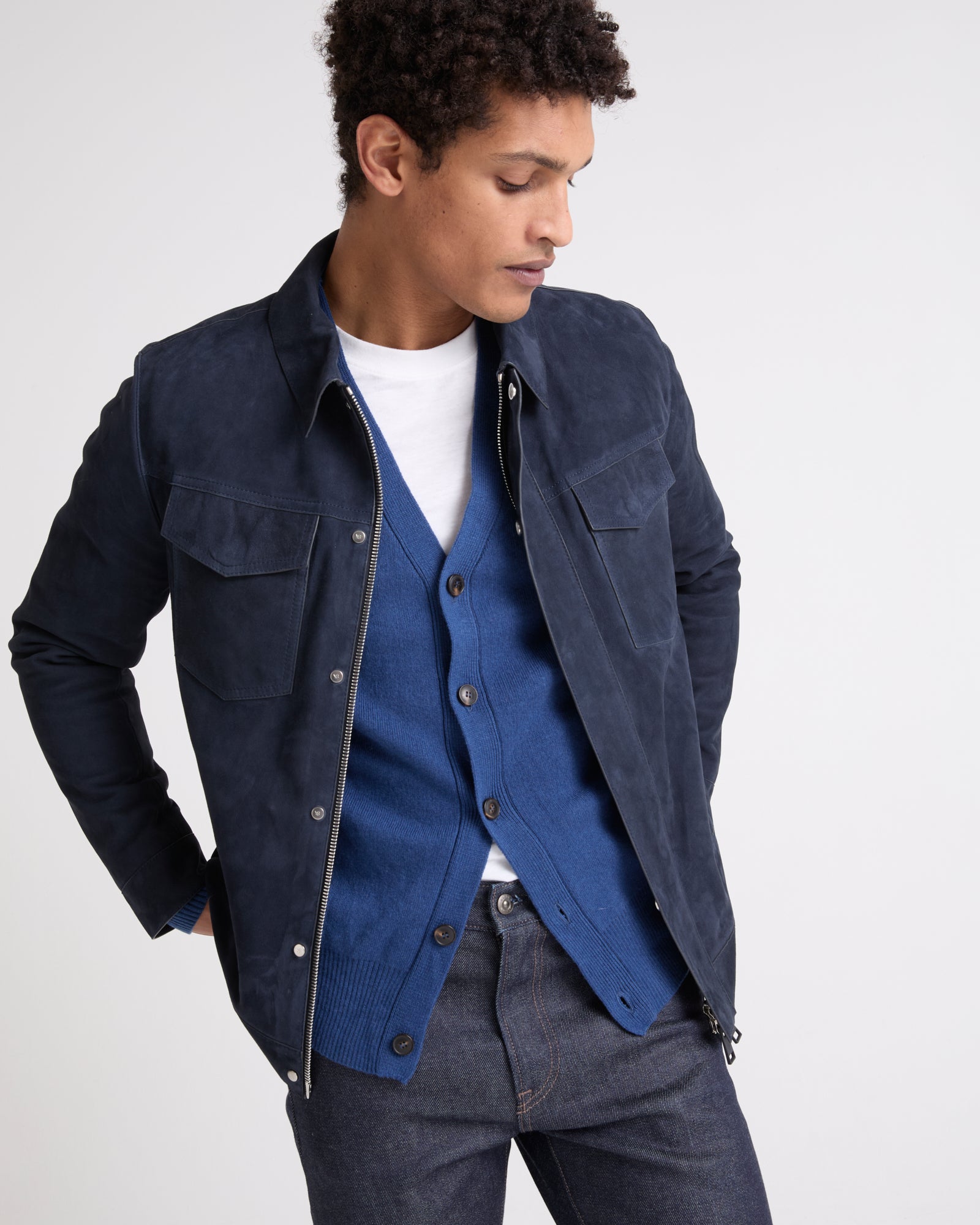 veste-en-cuir-velours-double-face-envers-nappa-galaxy-24ehv20567b20wa7181 -Yves Salomon