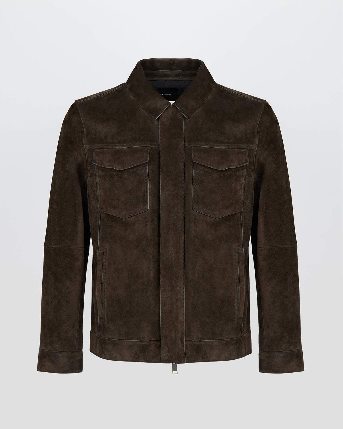 Veste en cuir de veau suède - Yves Salomon - Nouvelle collection Automne Hiver