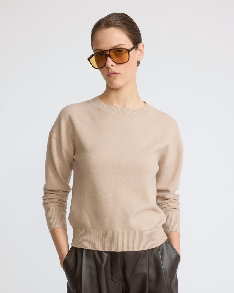 Pull en maille mérinos - Yves Salomon - Nouvelle collection Automne Hiver
