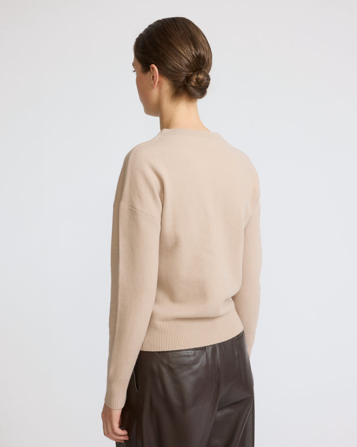 Pull en maille mérinos - Yves Salomon - Nouvelle collection Automne Hiver