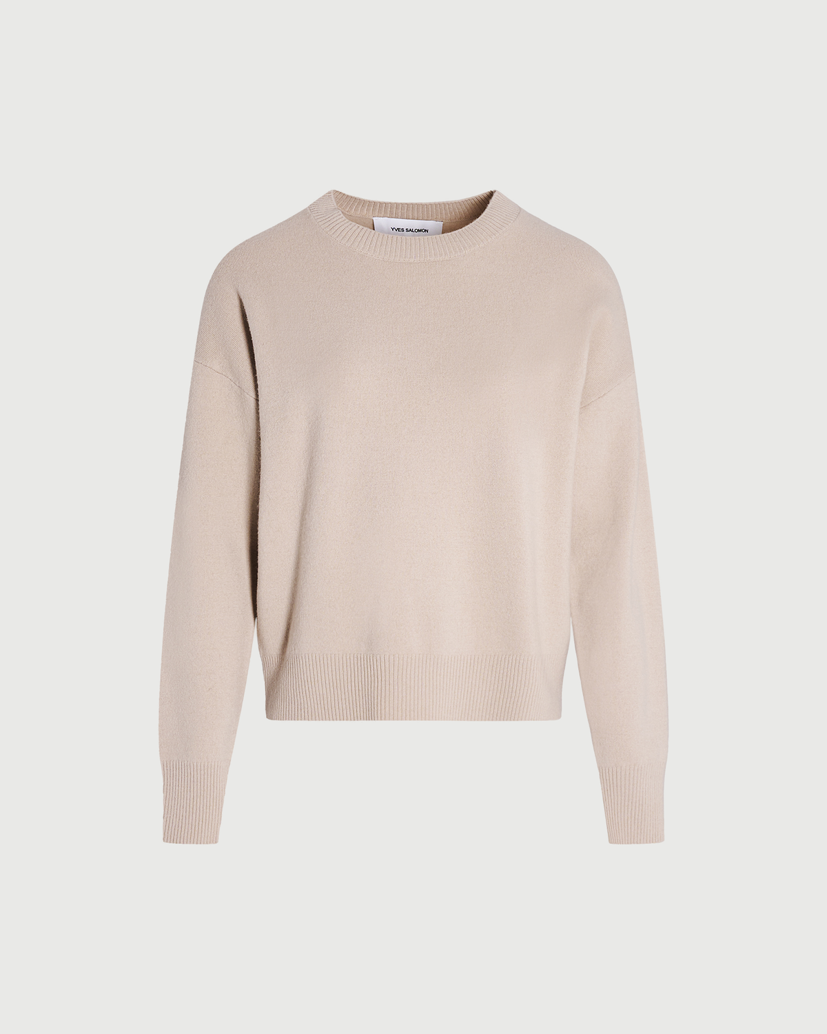 Pull en maille mérinos- Yves Salomon - Nouvelle collection Automne Hiver