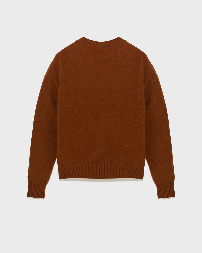 Pull en maille mérinos-Yves Salomon - Soldes d'hiver - Winter Sale