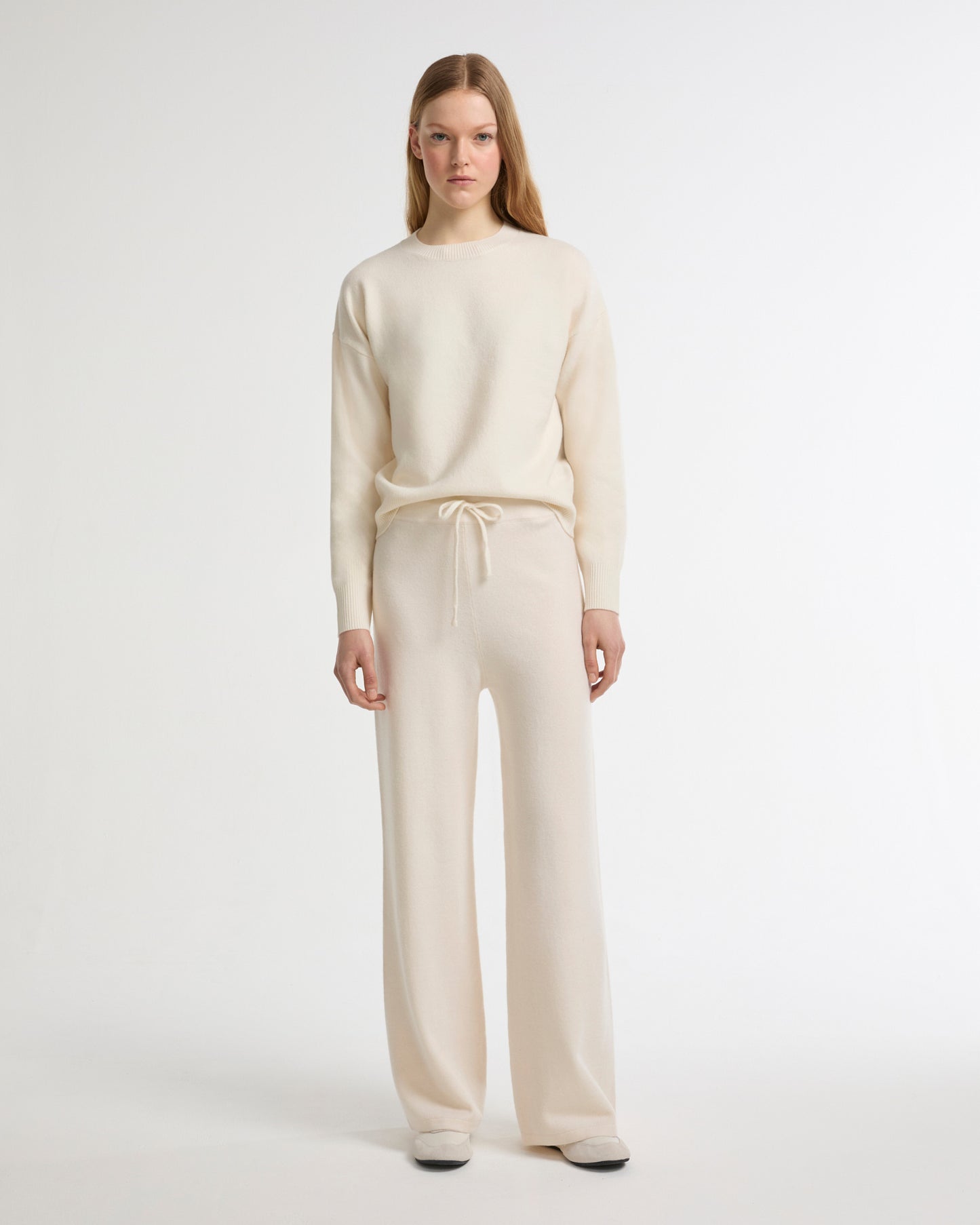 Pull en maille mérinos -Yves salomon - Nouvelle collection Printemps Été