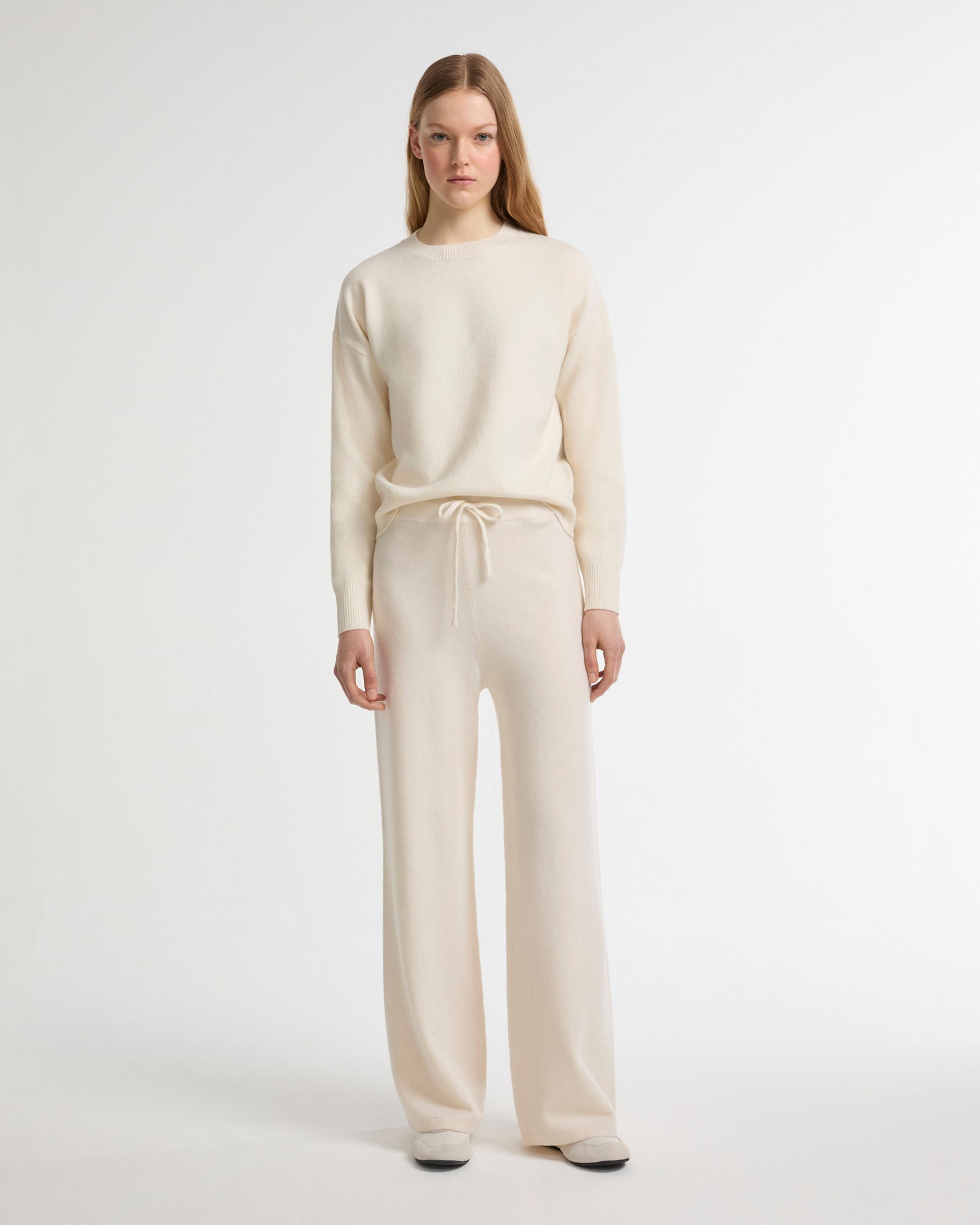 Pull en maille mérinos -Yves salomon - Nouvelle collection Printemps Été