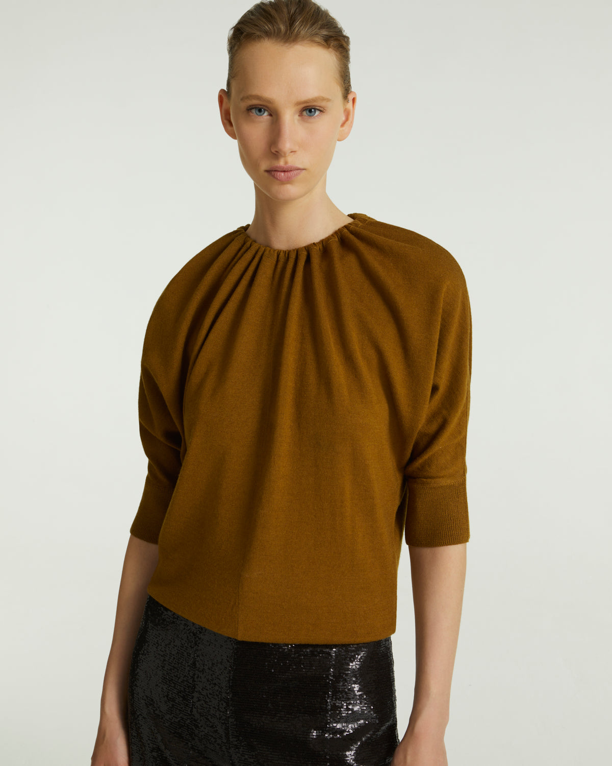 Knit top - brown