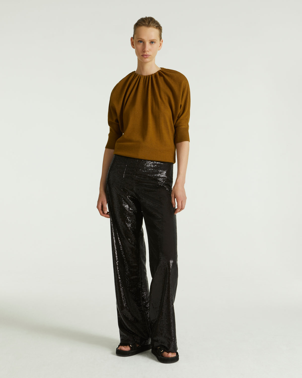 Knit top - brown