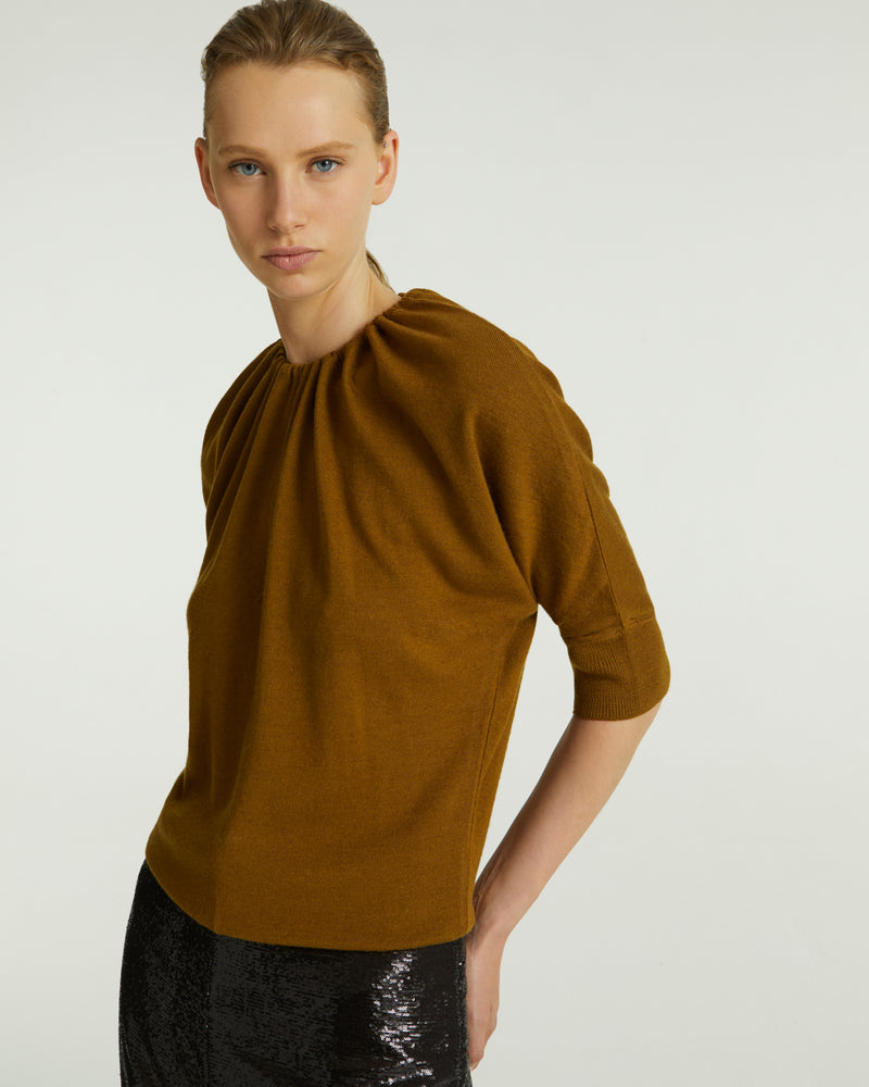Knit top - brown