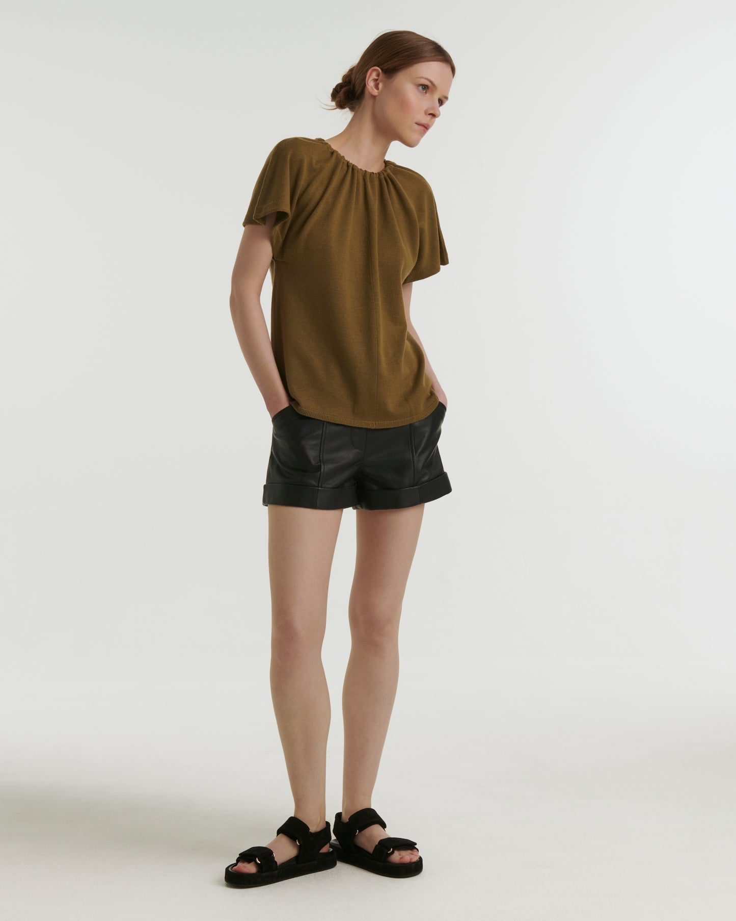 Knit top - green